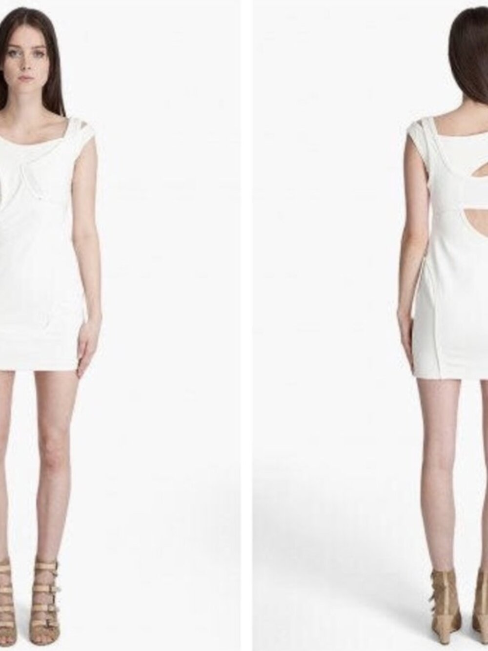 Alexander Wang Ponte Cut Out Mini Dress - Picture 3 of 3
